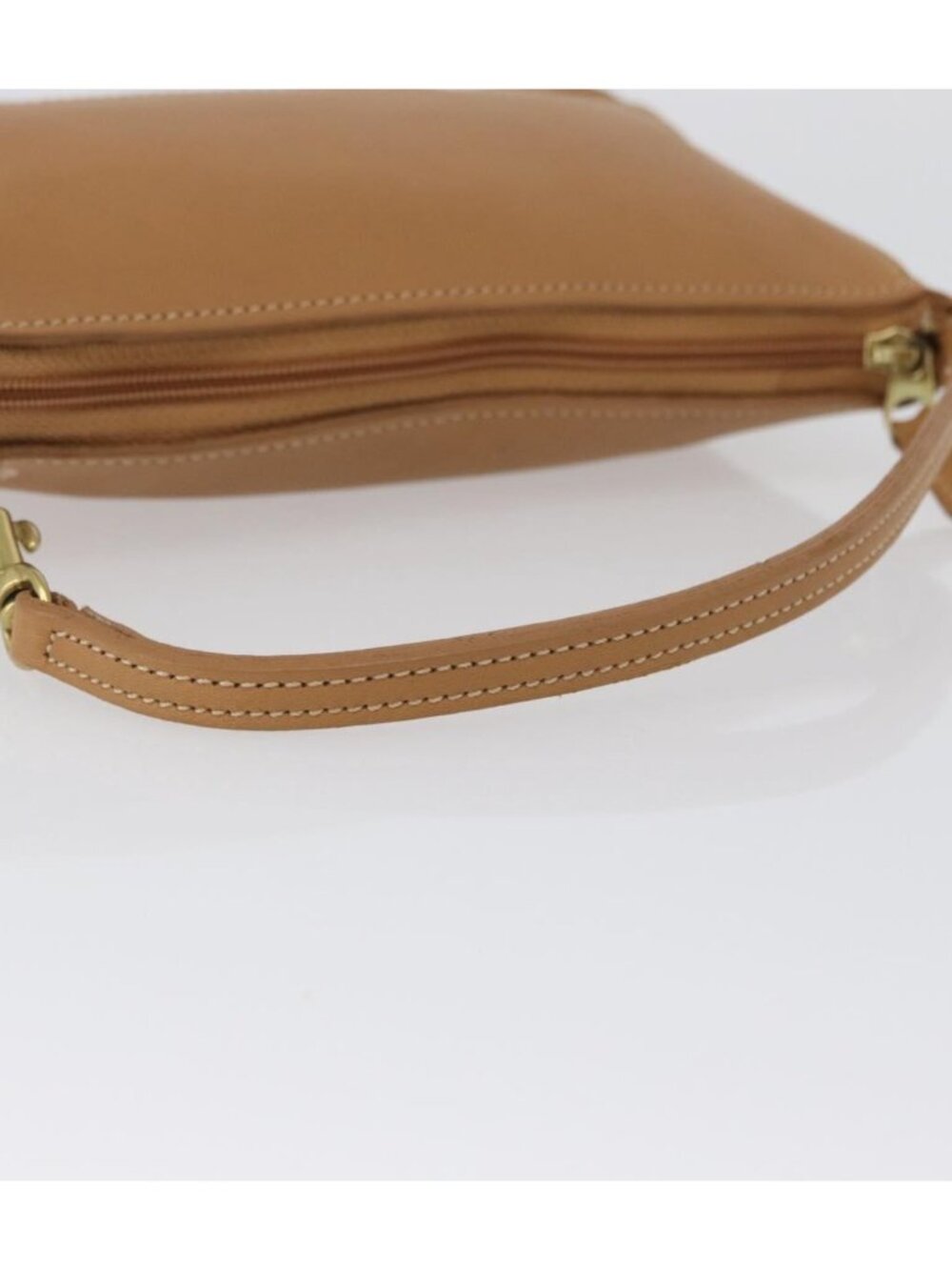 Coach Hand Pouch PVC Beige Gold - Picture 7 of 16